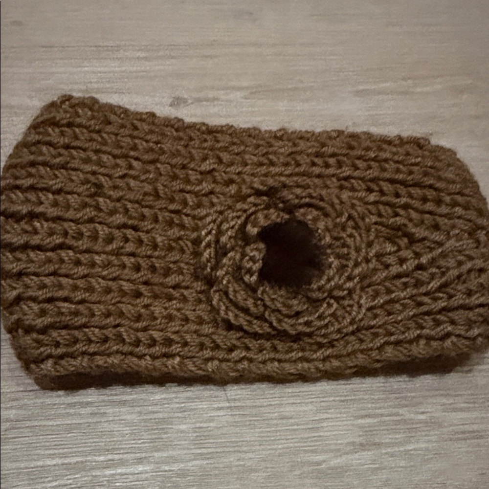 Cozy Brown Knit Headband